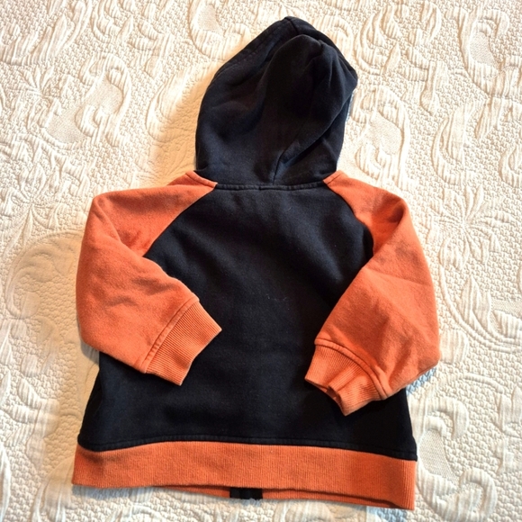 Harley Davidson boys size 2T embroidered front full zip hoodie VGUC - Picture 2 of 4